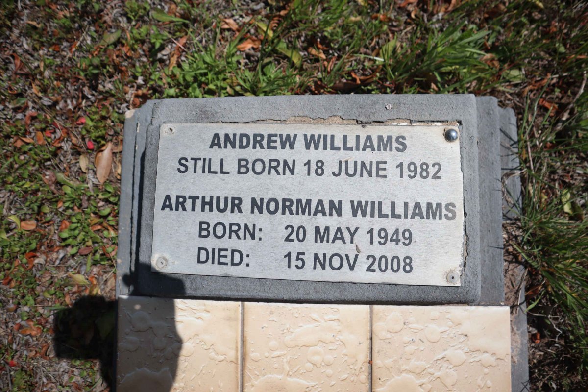 WILLLIAMS Arthur Norman 1949-2008 :: WILLIAMS Andrew 1982-1982