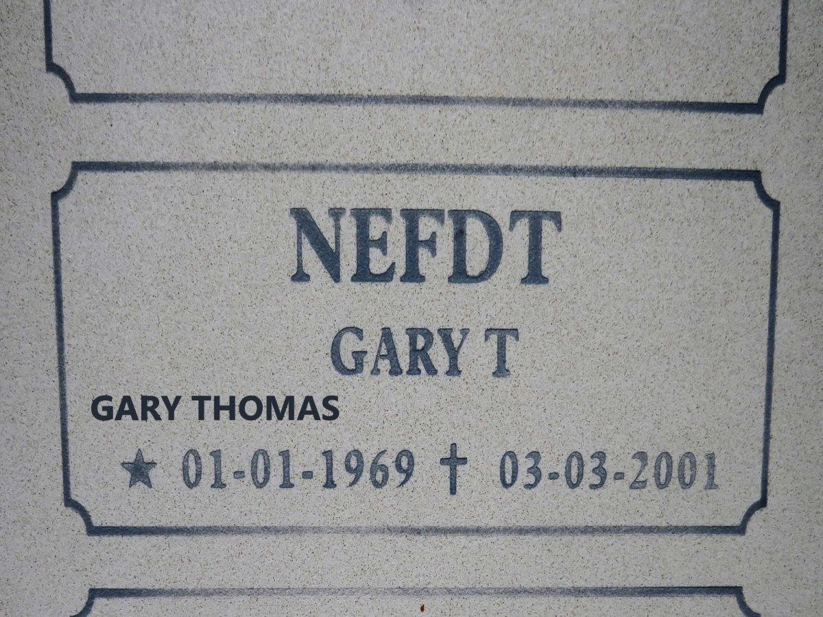 NEFDT Gary Thomas 1969-2001