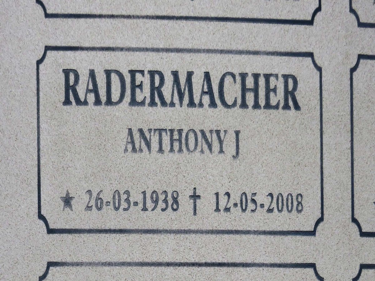 RADERMACHER J. 1938-2008