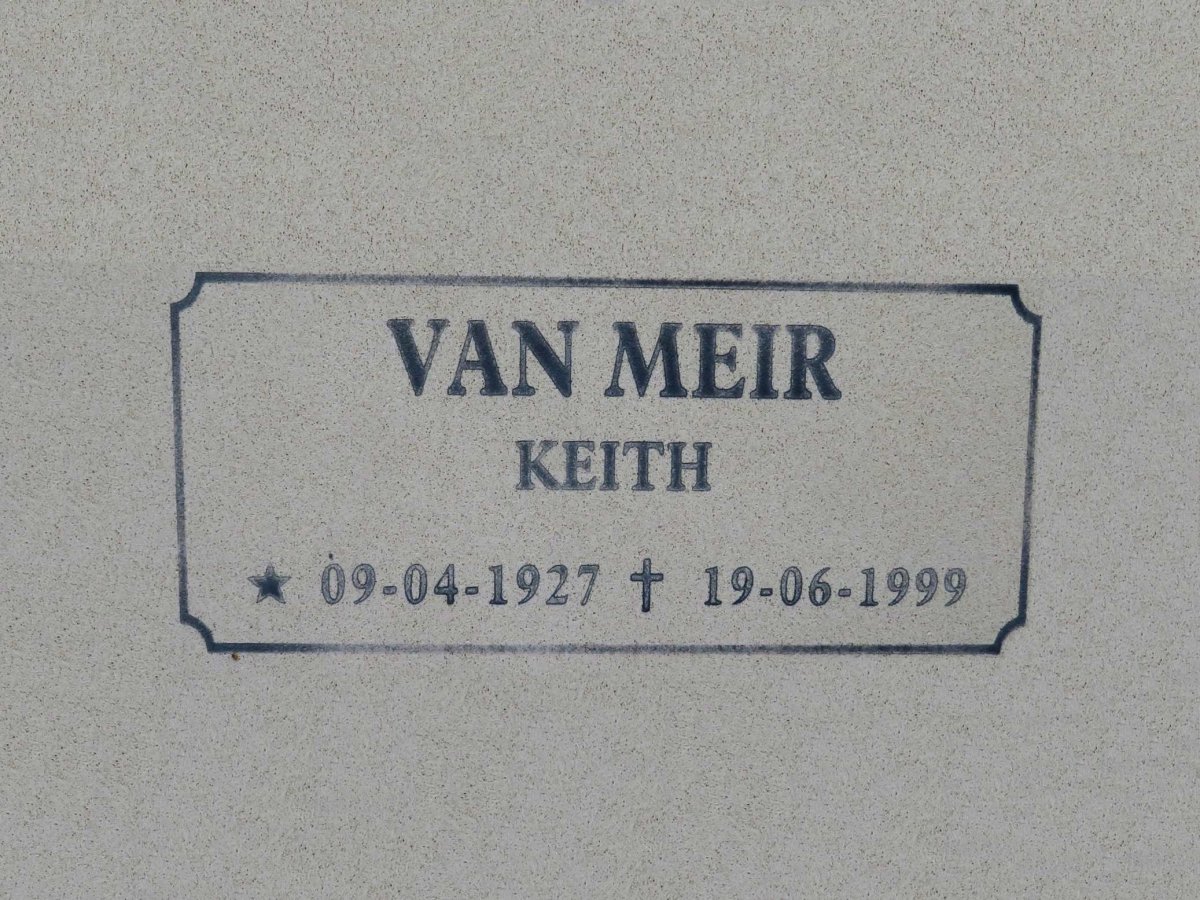 MEIR Keith, van 1927-1999