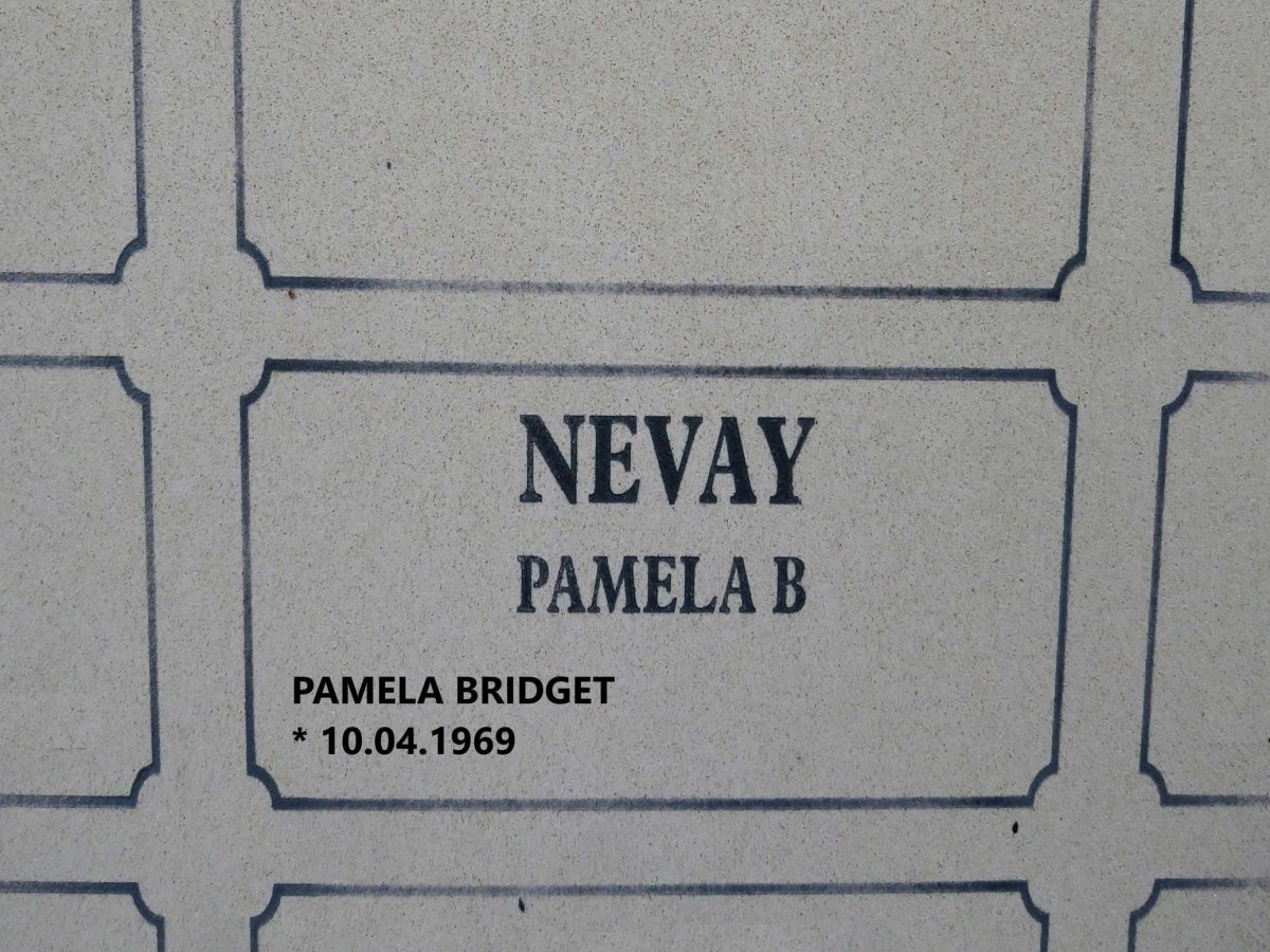 NEVAY Pamela Bridget 1969-