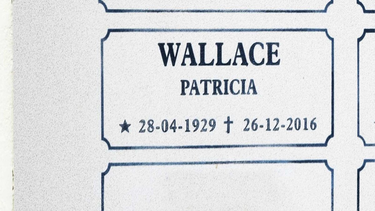 WALLACE Patricia 1929-2016