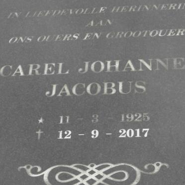 ? Carel Johannes Jacobus 1925-2017