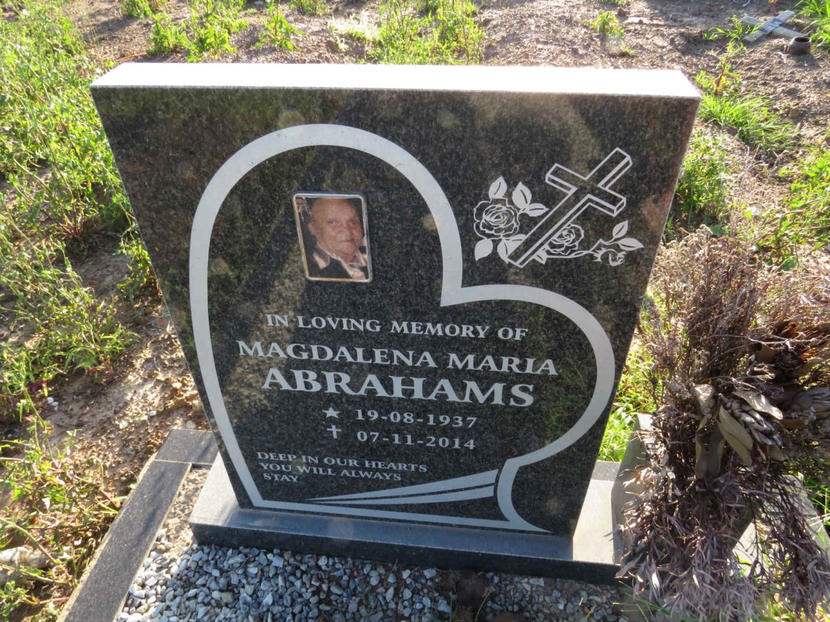 ABRAHAMS Magdalena Maria 1937-2014