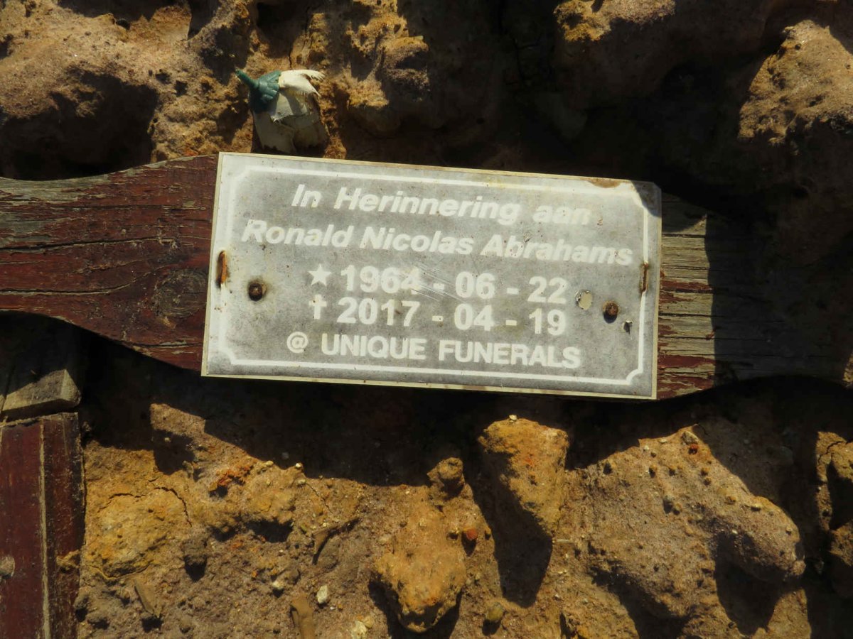 ABRAHAMS Ronald Nicolas 1964-2017