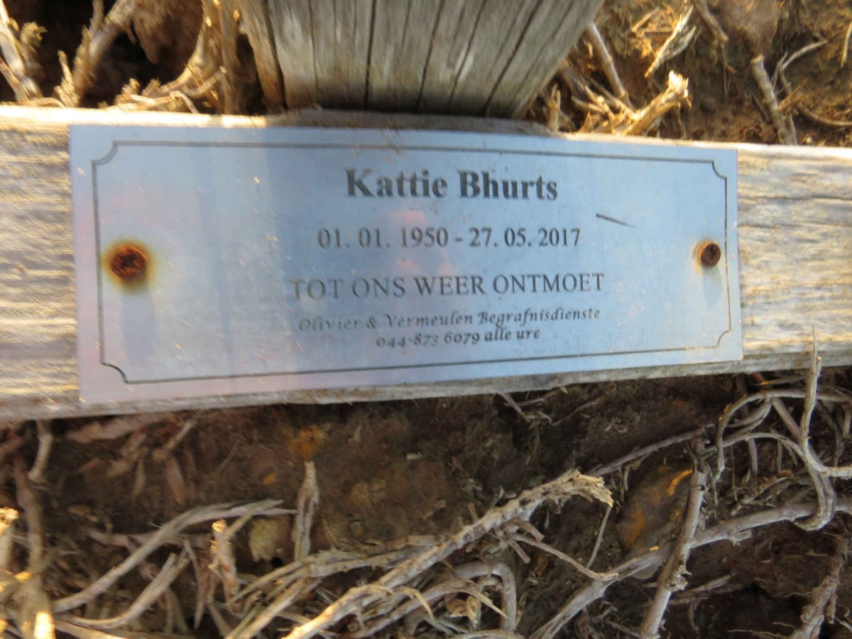 BHURTS Kattie 1950-2017