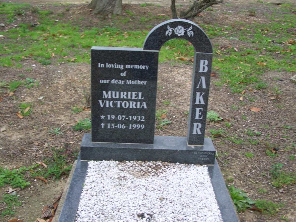 BAKER Muriel Victoria 1932-1999