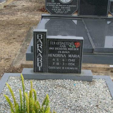 BARNARDT Hendrina Maria 1940-1994