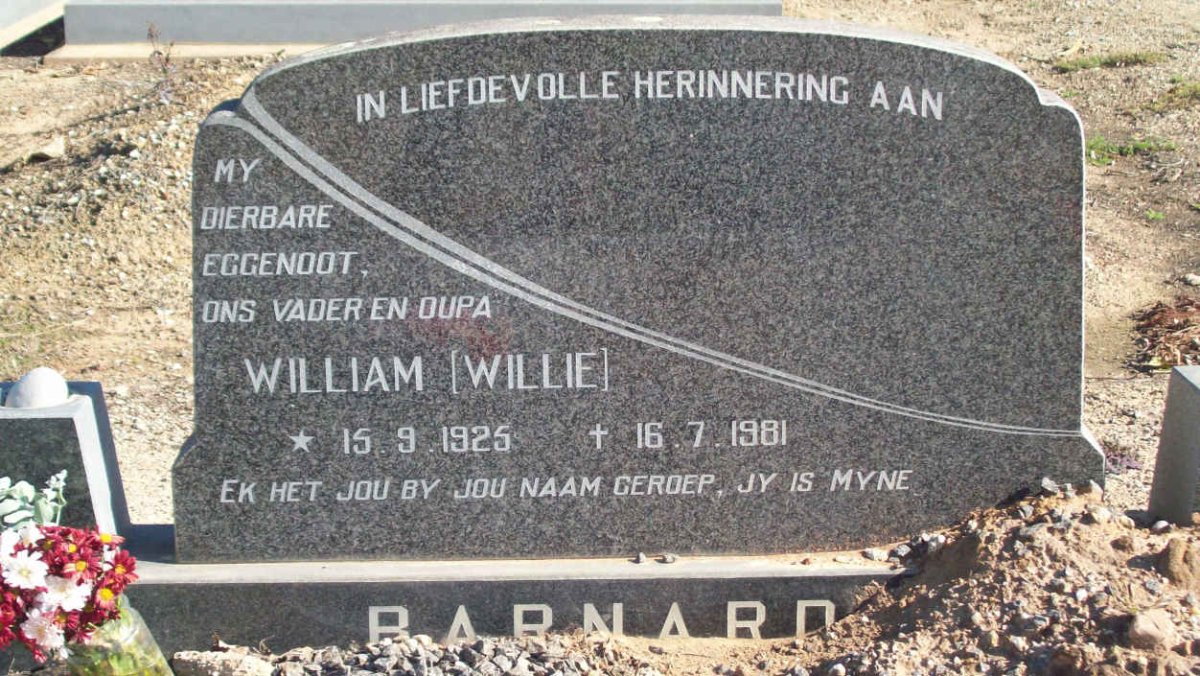 BARNARD William 1925-1981