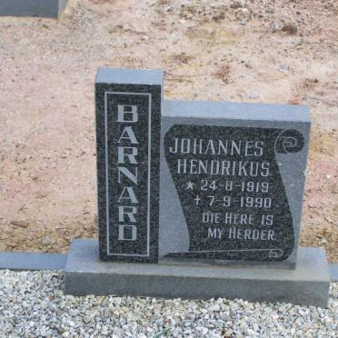 BARNARD Johannes Hendrikus 1919-1990
