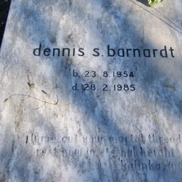 BARNARDT Dennis S. 1954-1985