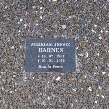 BARNES Mirriam Jessie 1951-2019