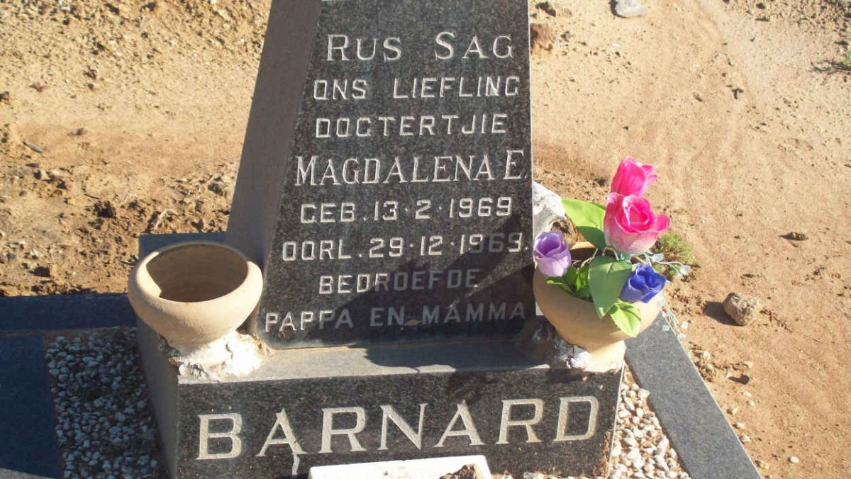 BARNARD Magdalena E. 1969-1969