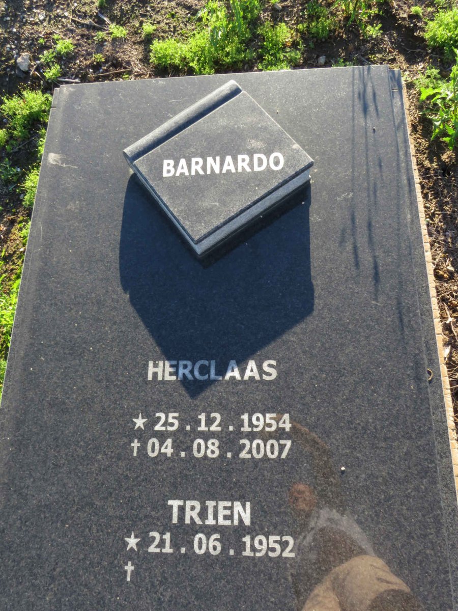 BARNARDO Herclaas 1954-2007 & Trien 1952-