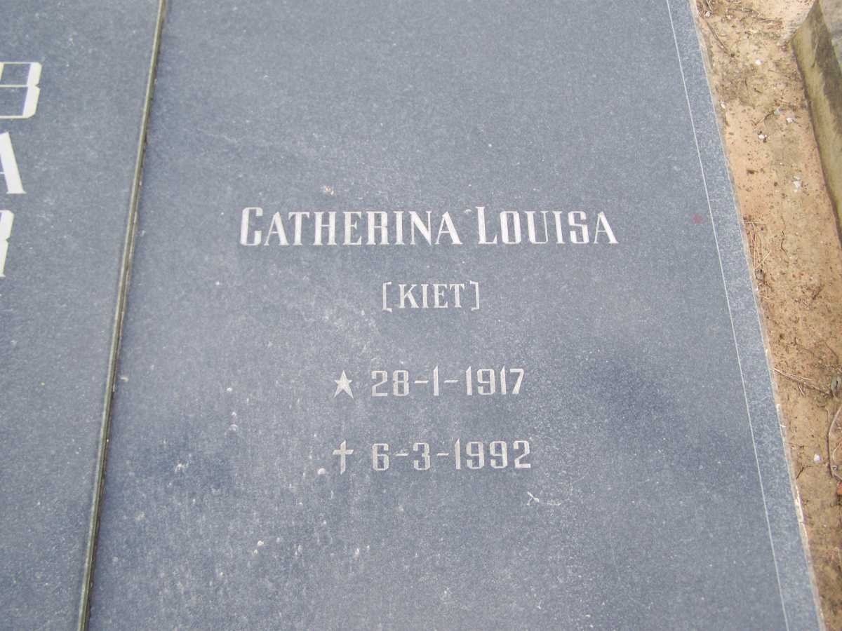 BARNARD Catherina Louisa 1917-1992