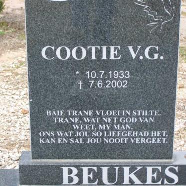 BEUKES Cootie V.G. 1933-2002