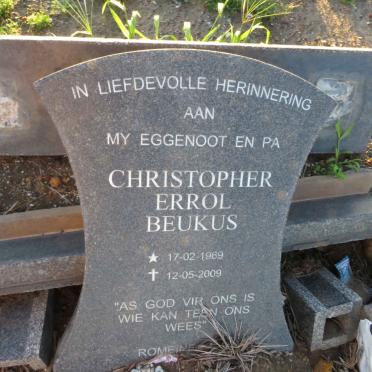 BEUKES Christopher Errol 1969-2009