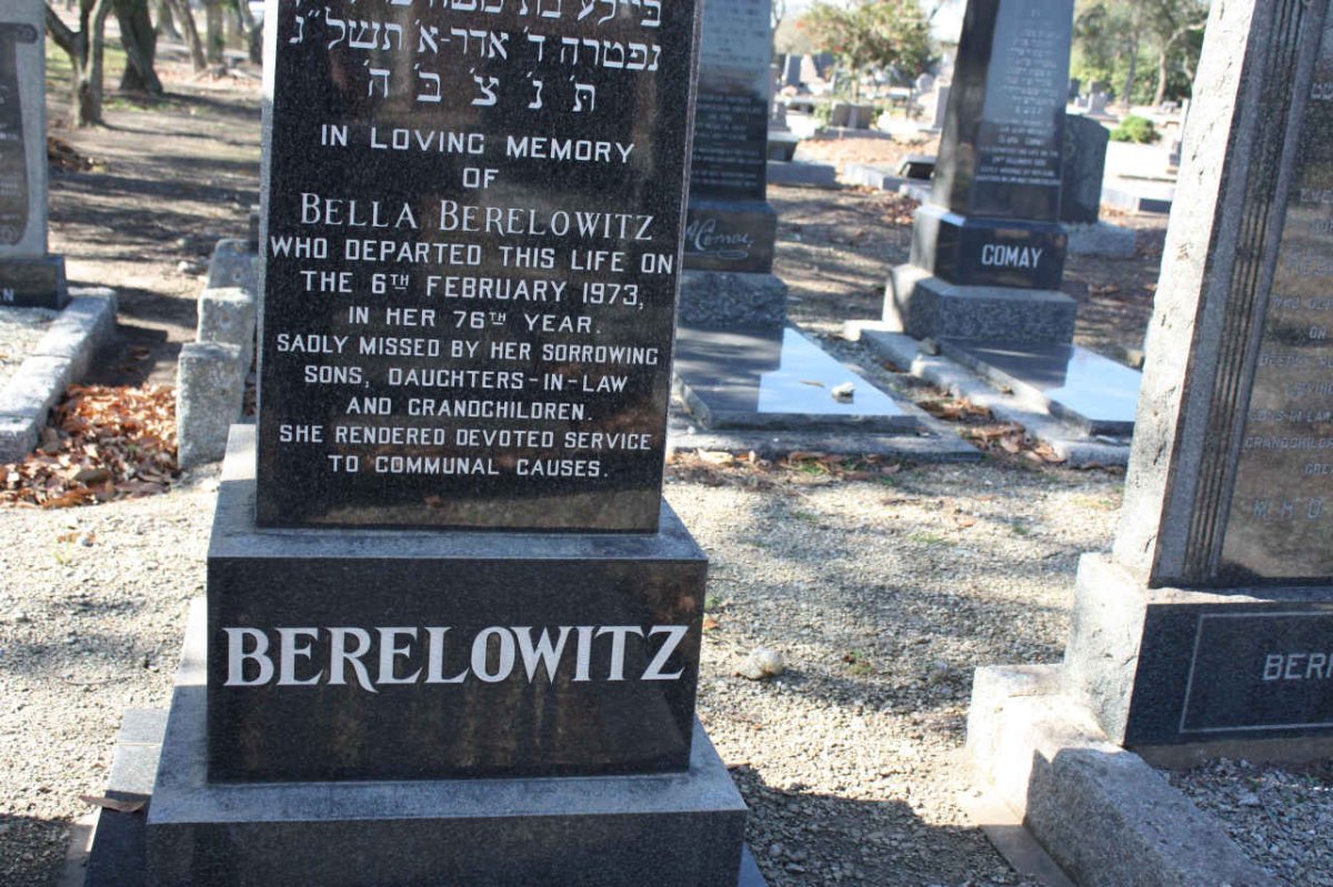 BERELOWITZ Bella -1973