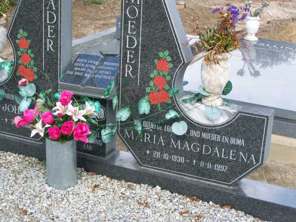 BEKKER Stefanus Johannes 1922-2000 &amp; Maria Magdalena 1930-1997