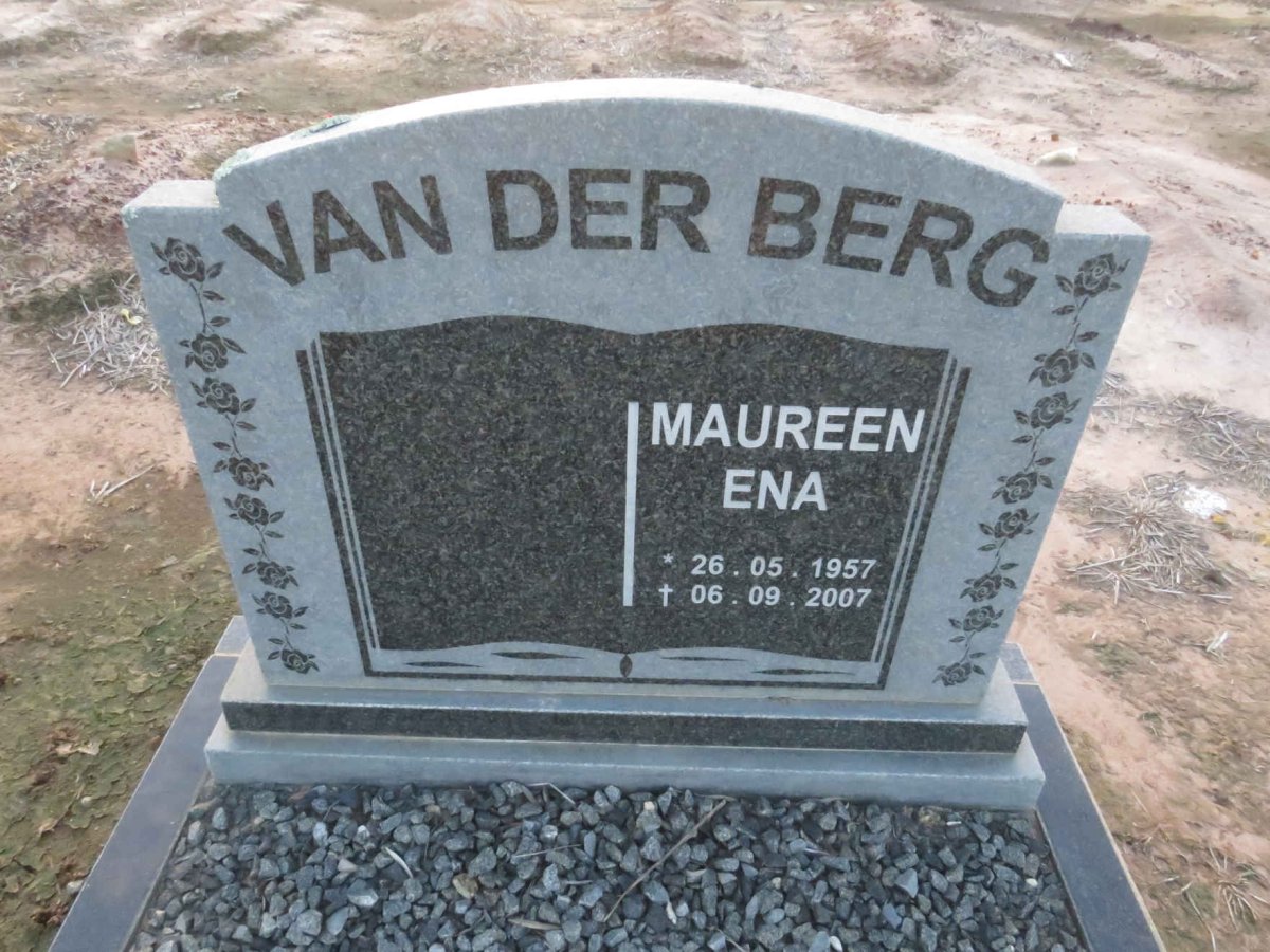 BERG Maureen Ena, van der 1957-2007