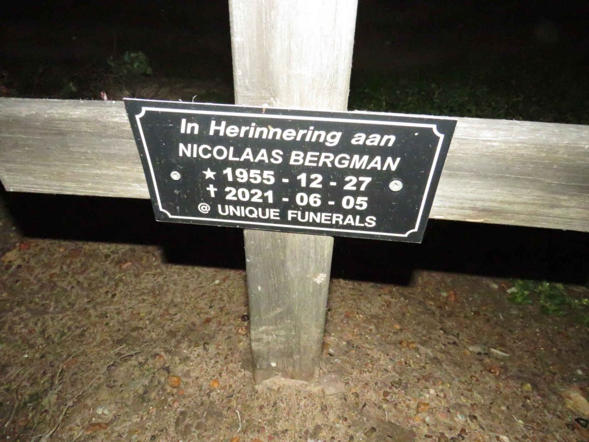 BERGMAN Nicolaas 1955-2021