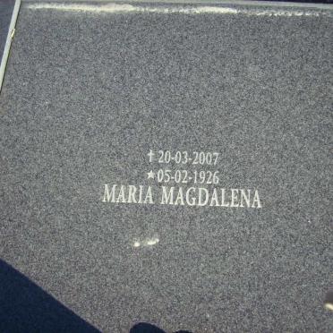 BENEKE Maria Magdalena 1926-2007