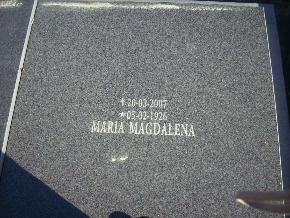 BENEKE Maria Magdalena 1926-2007