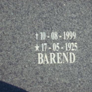 BENEKE Barend 1925-1999