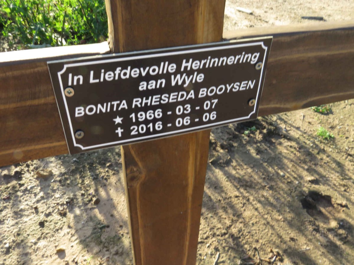 BOOYSEN Bonita Rheseda 1966-2016