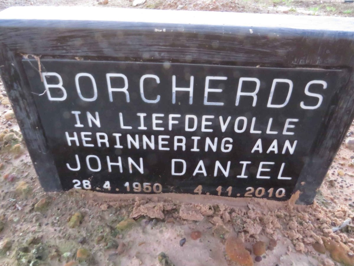 BORCHERDS John Daniel 1950-2010