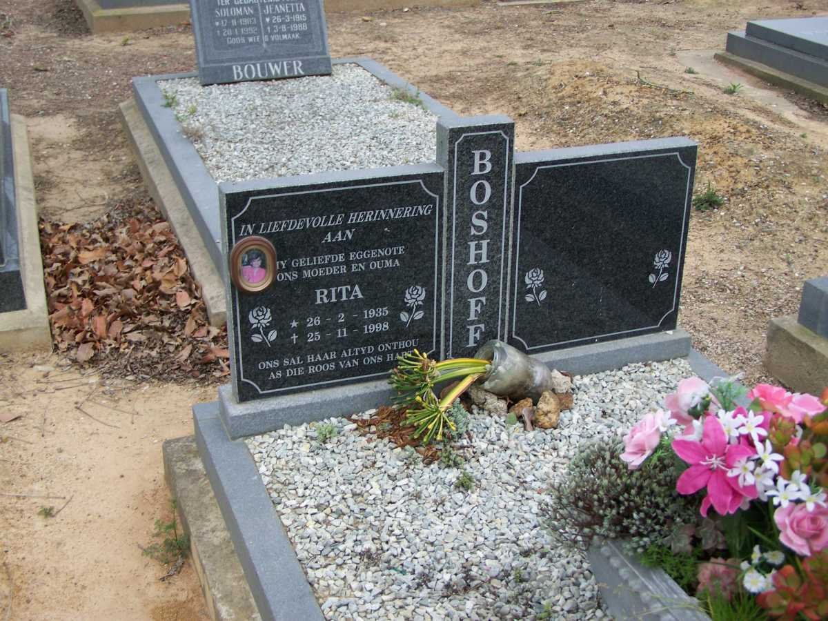 BOSHOFF Rita 1935-1998