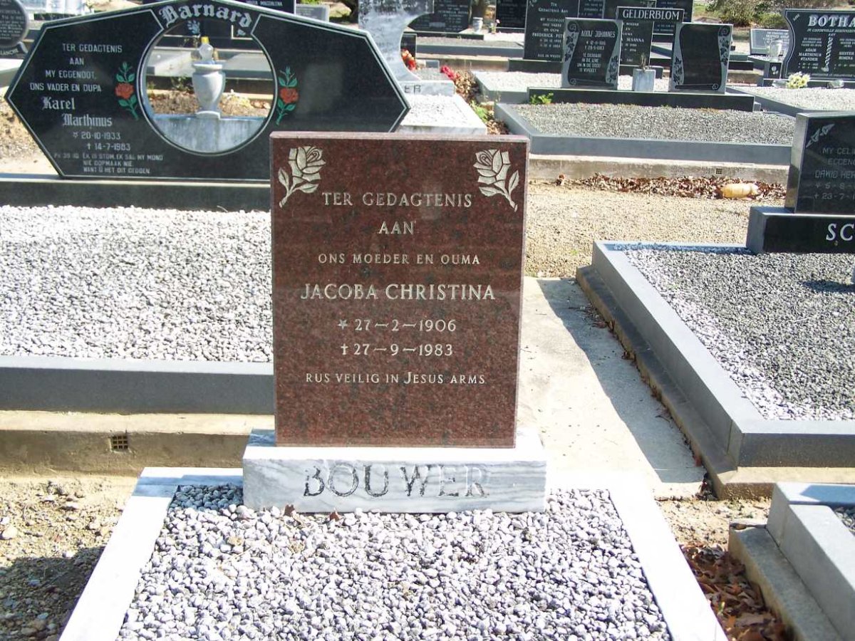 BOUWER Jacoba Christina 1906-1983