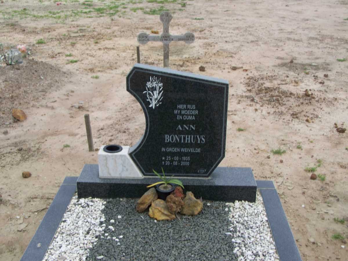 BONTHUYS Ann 1935-2000