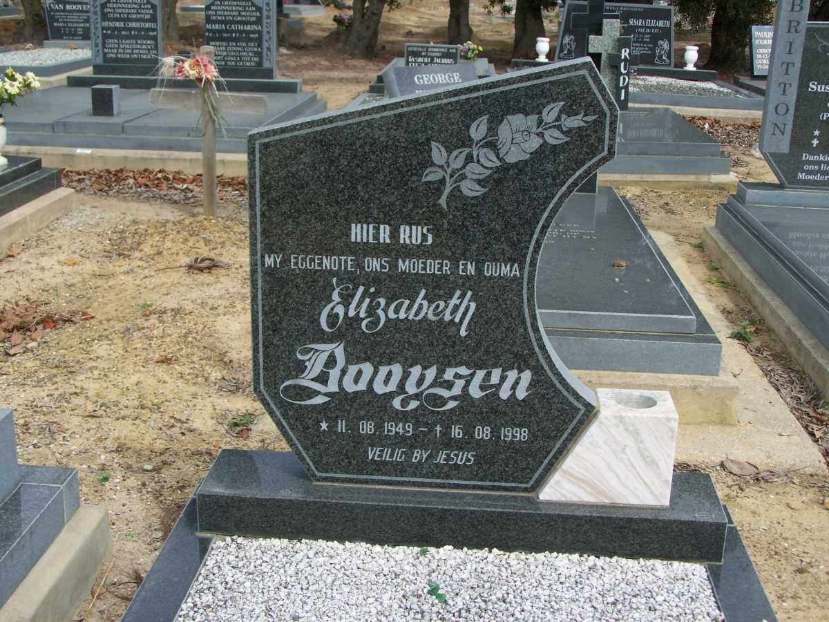 BOOYSEN Elizabeth 1949-1998