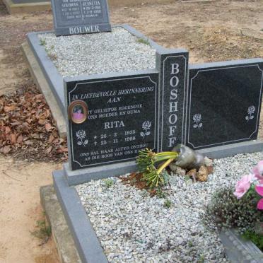 BOSHOFF Rita 1935-1998