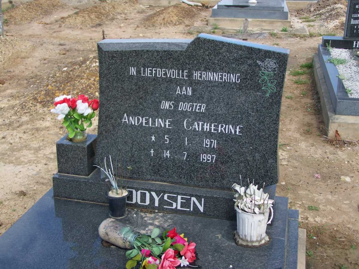 BOOYSEN Andeline Catherine 1971-1997