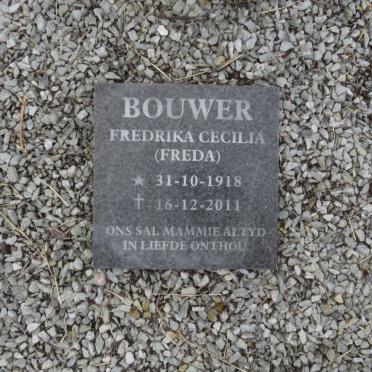 BOUWER Fredrika Cecilia 1918-2011
