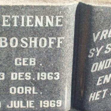 BOSHOFF Etienne 1963-1969