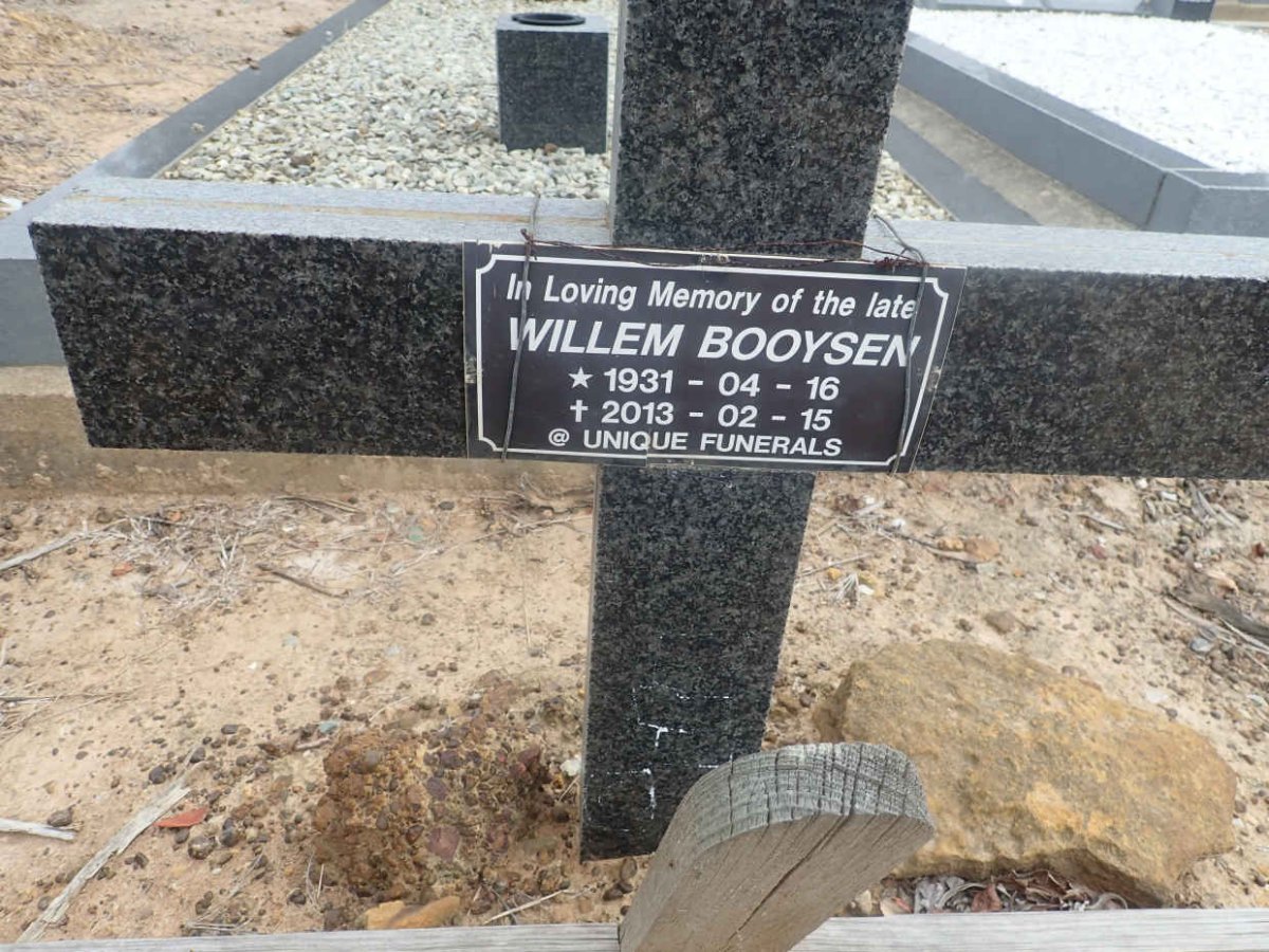 BOOYSEN Willem 1931-2013