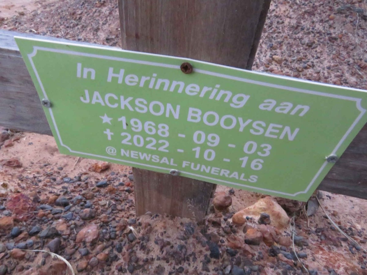 BOOYSEN Jackson 1968-2022