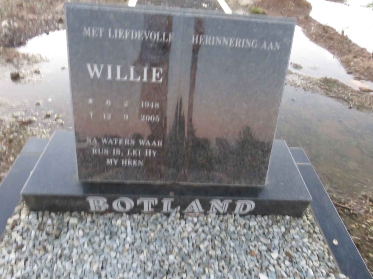 BOTLAND Willie 1918-2005