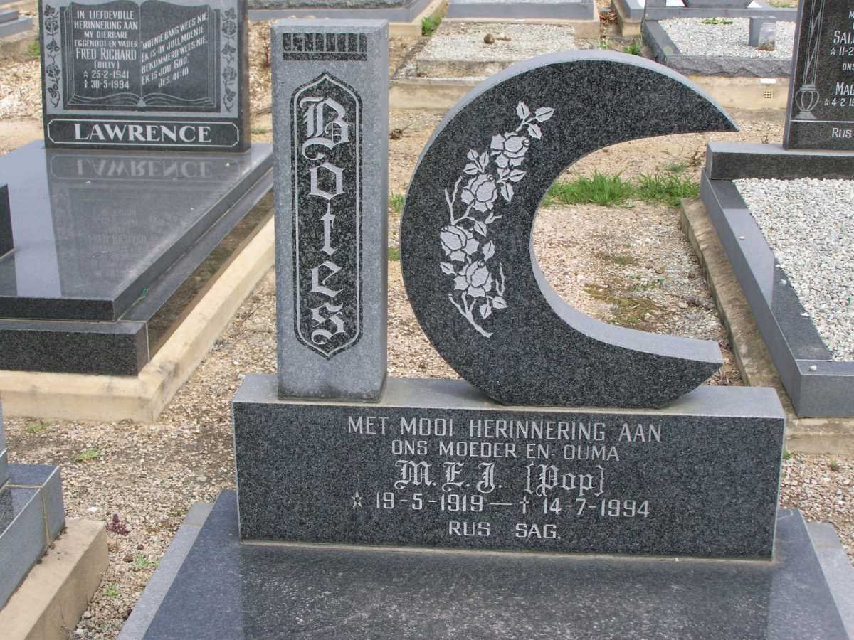 BOTES M.E.J. 1919-1994