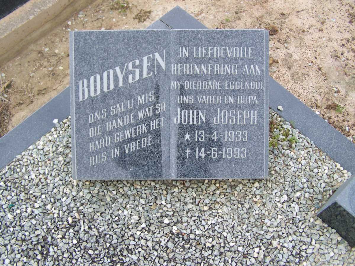 BOOYSEN John Joseph 1933-1993
