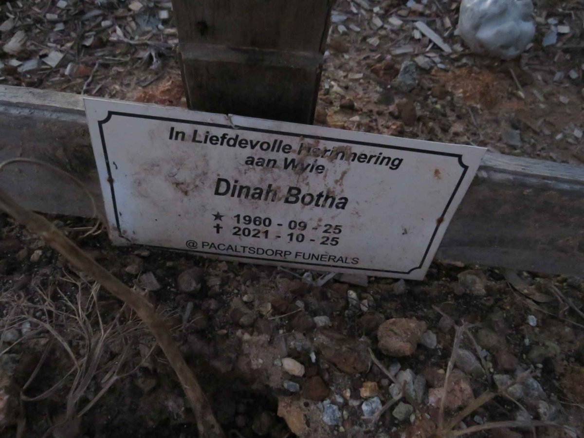 BOTHA Dinah 1960-2021