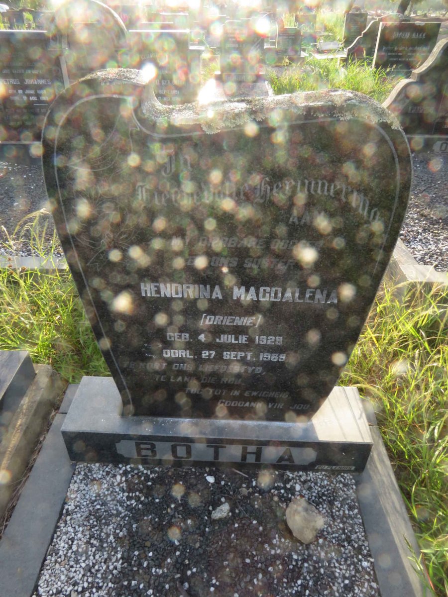 BOTHA Hendrina Magdalena 1928-1969