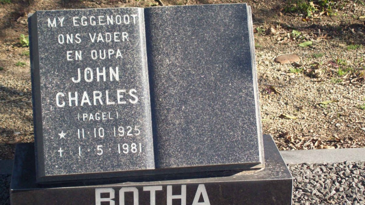 BOTHA John Charles 1925-1981
