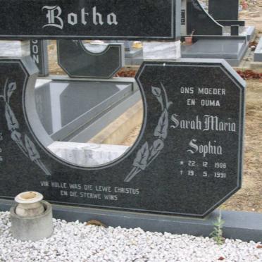 BOTHA Adam Johannes 1900-1986 &amp; Sarah Maria Sophia 1908-1991 _2