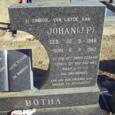 BOTHA J.P. 1946-1982 &amp; Alna BARKHUIZEN 1946-1976 _1
