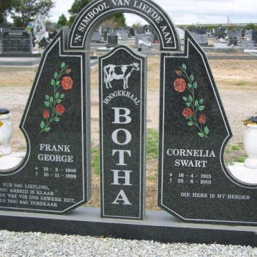 BOTHA Frank George 1909-1999 &amp; Cornelia Swart 1915-2001