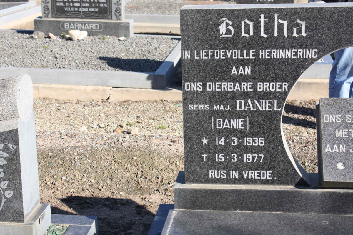 BOTHA Daniel 1936-1977